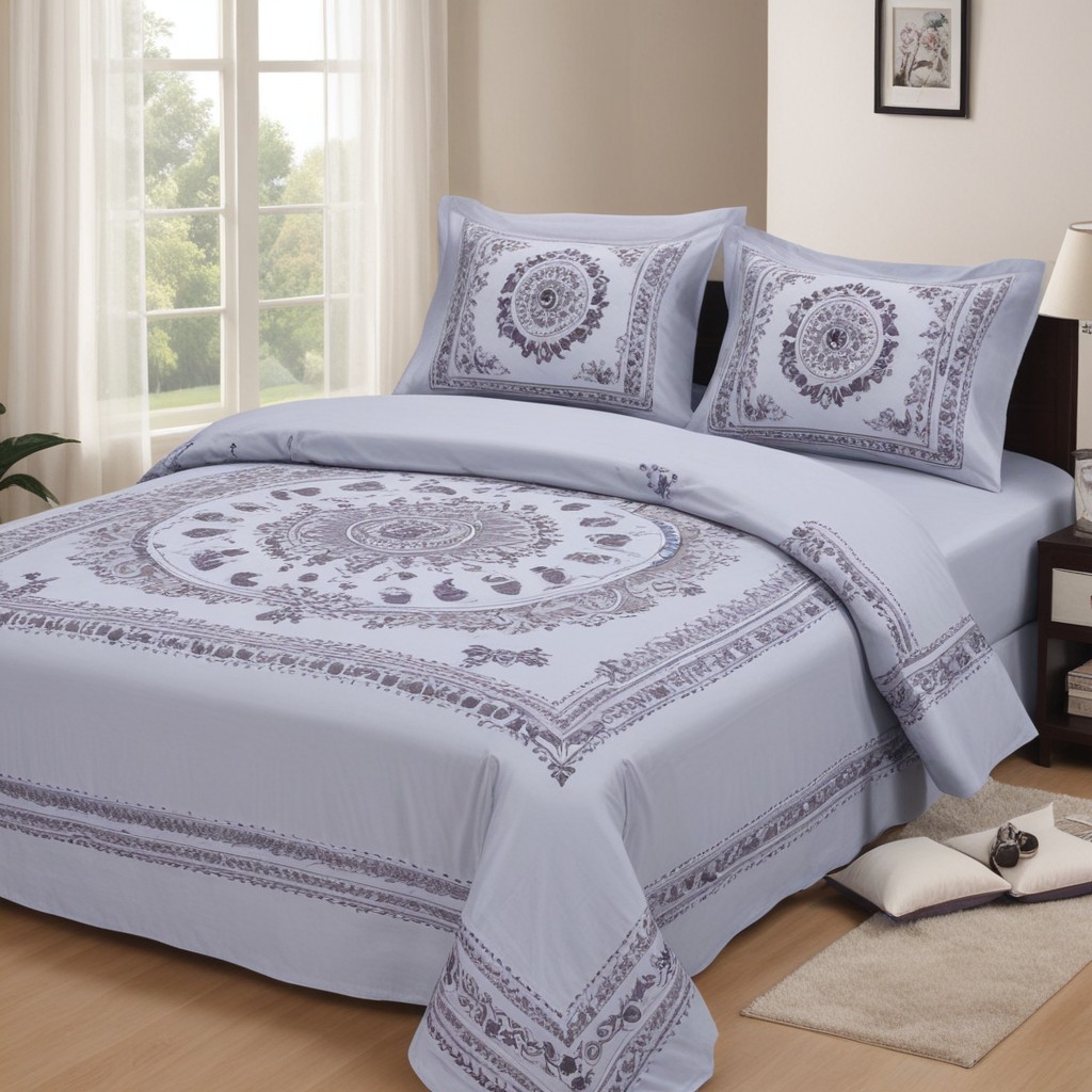 Buy Embroidery Bedsheets Online
